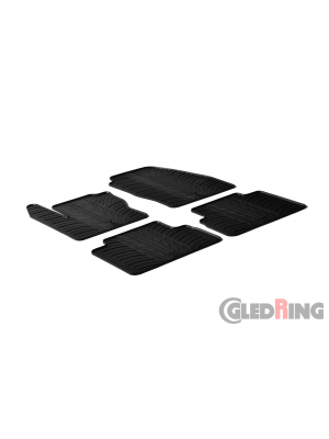 Original Gledring Passform Fußmatten Gummimatten 4 Tlg.+Fixing - Ford C-Max 2010-2014